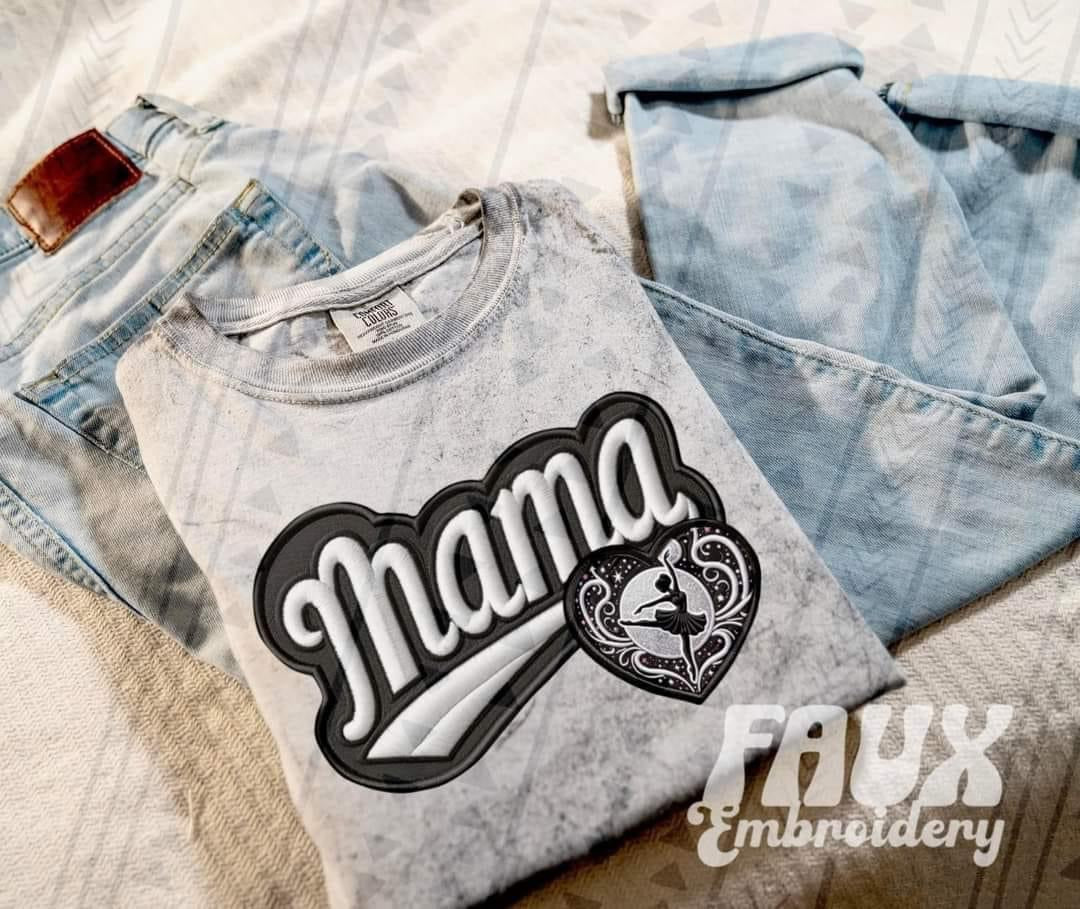 Faux Mama Comfort Color Tee (add your sport(s) to order notes )