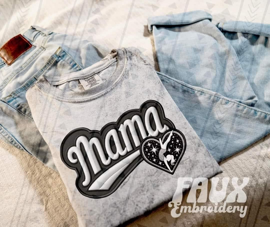 Faux Mama Comfort Color Tee (add your sport(s) to order notes )