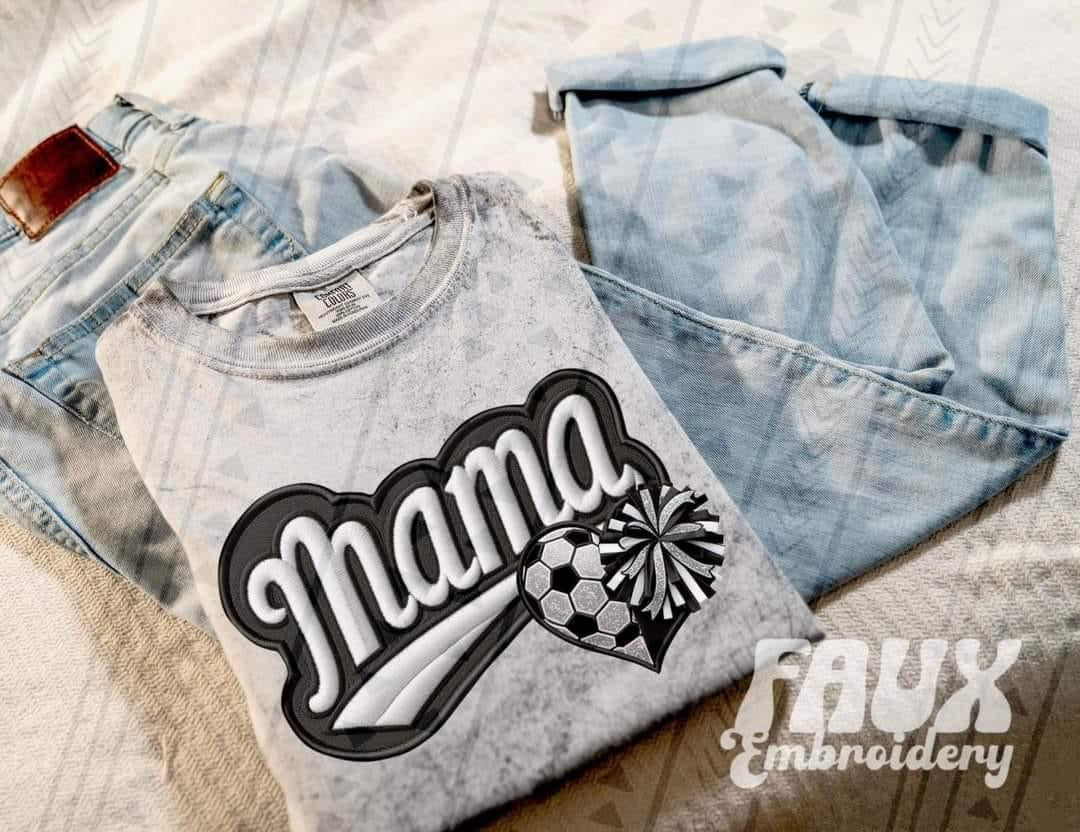 Faux Mama Comfort Color Tee (add your sport(s) to order notes )