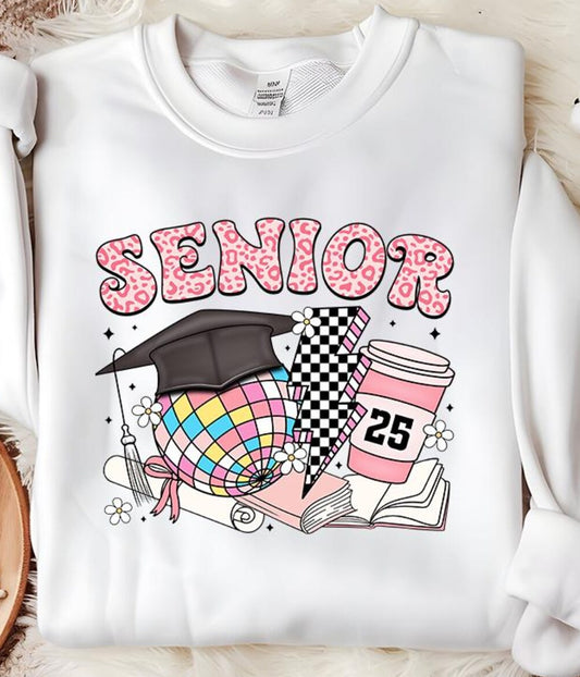 Cutesy senior 25 ADULT TEE OR PULLOVER