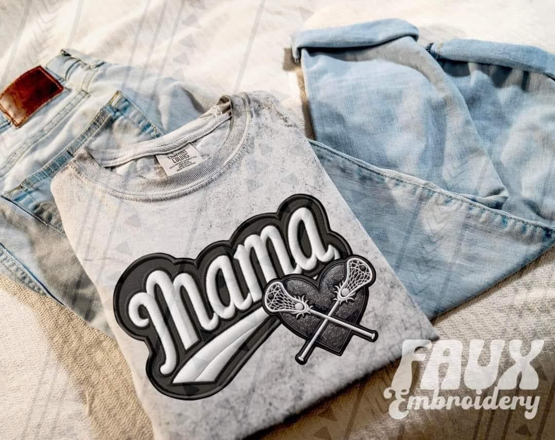 Faux Mama Comfort Color Tee (add your sport(s) to order notes )