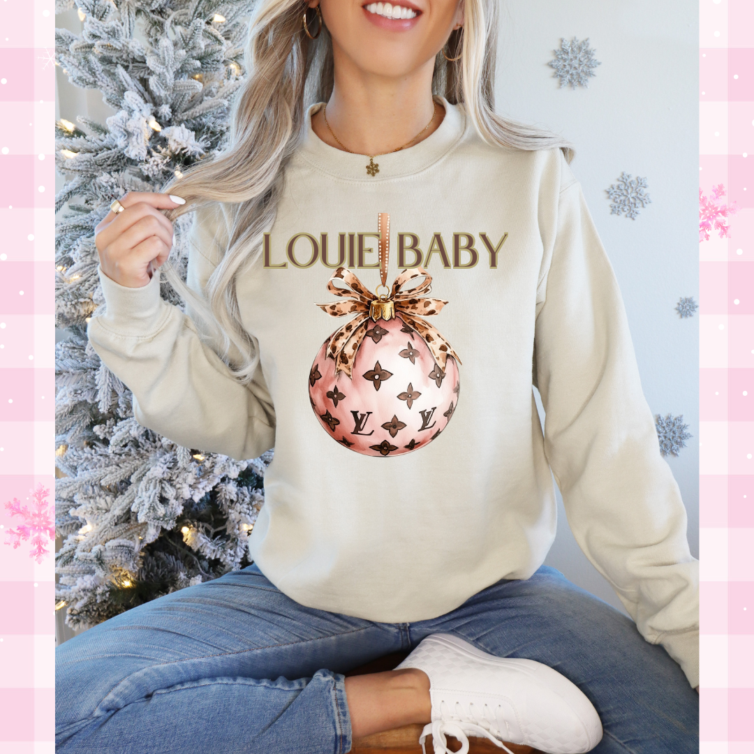 Louie Baby Christmas Tee or Pullover