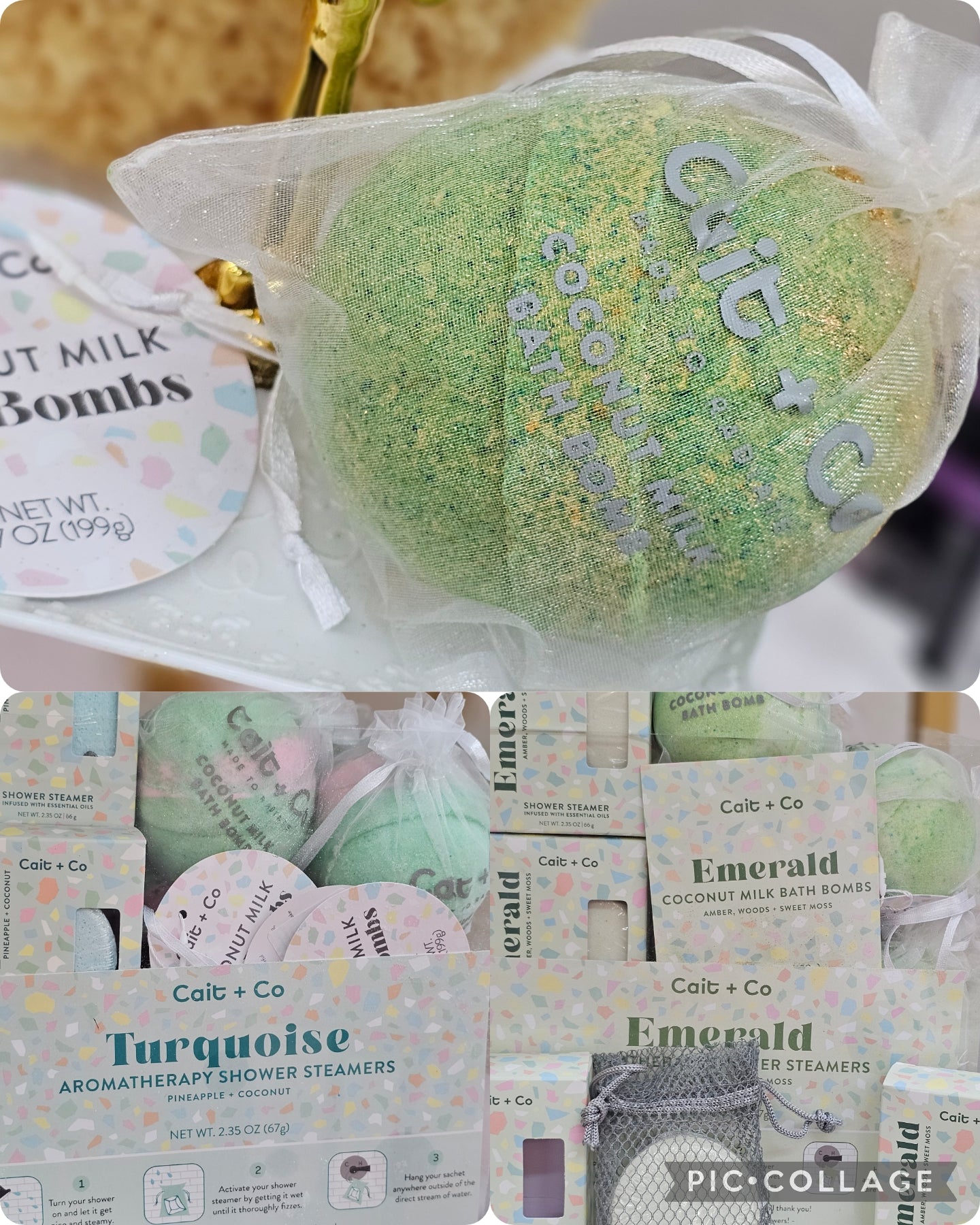 CAIT & CO COCONUT MILK  BATH-BOMBS