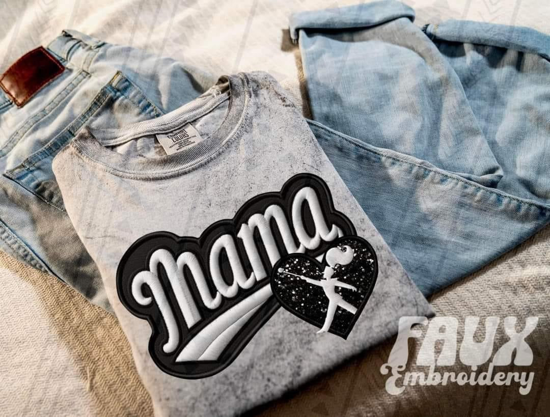 Faux Mama Comfort Color Tee (add your sport(s) to order notes )