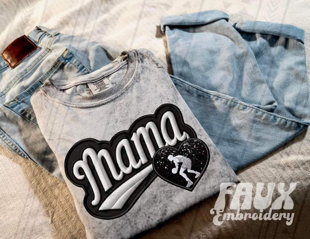 Faux Mama Comfort Color Tee (add your sport(s) to order notes )