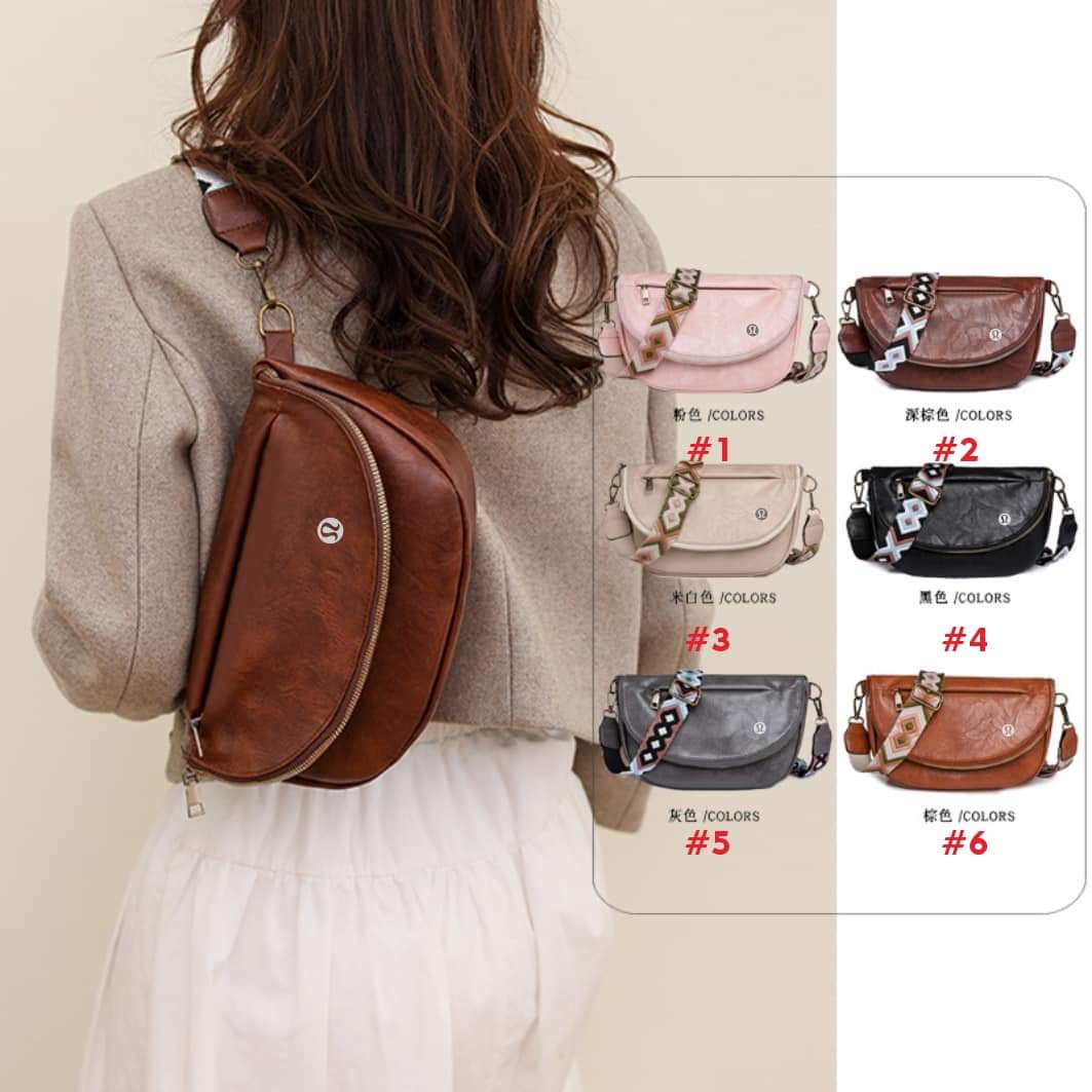 leather lu everywhere bag