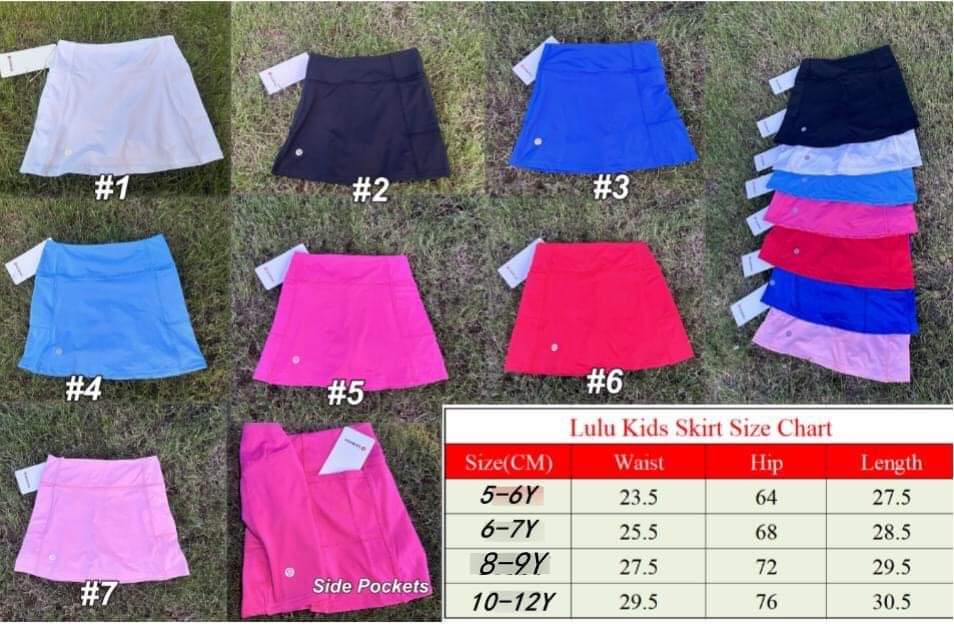 kids lu skorts