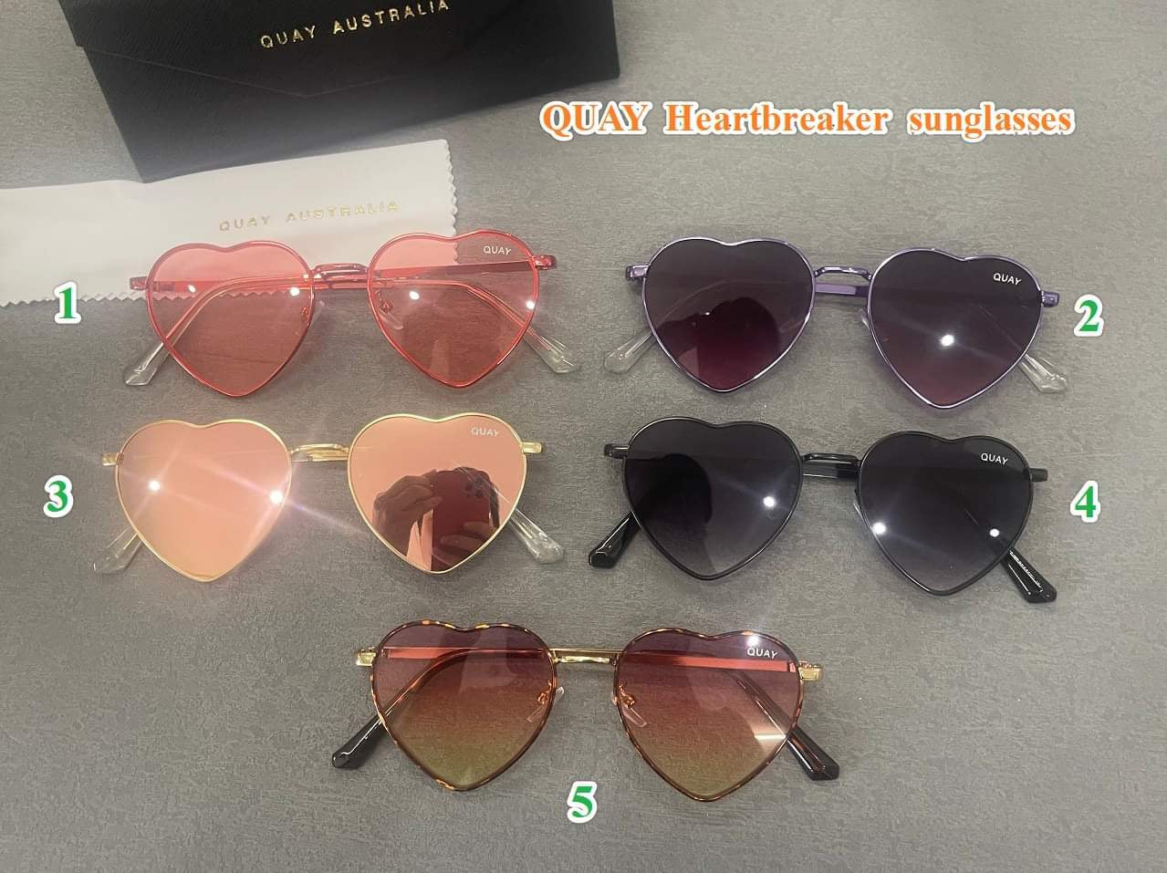 PREORDER SUNGLASSES FIVE-HEART