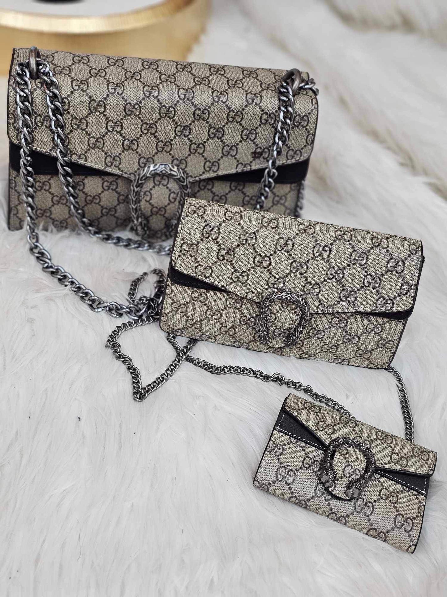 3 PIECE G CROSSBODY SET