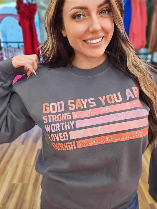 God Says You Are Pullover