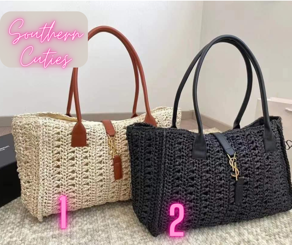 Summer crochet Y bag