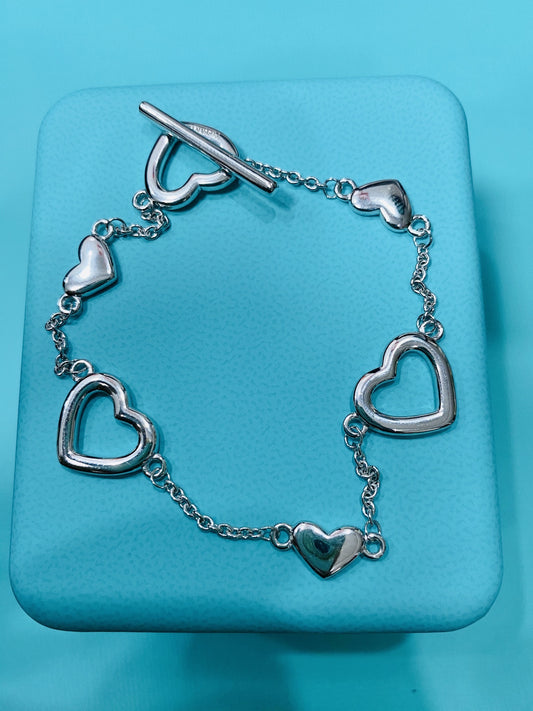 T heart bracelet