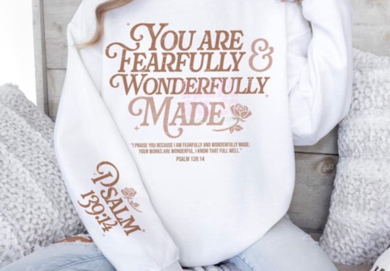 You are wonderfully made Pullover