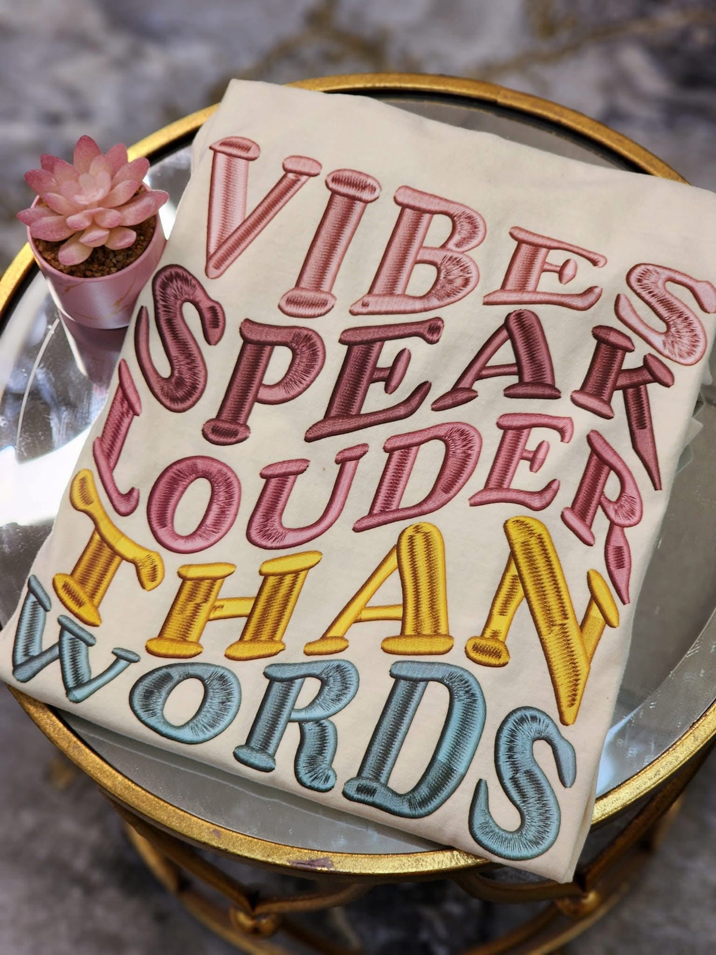 Vibes Speak ADULT TEE OR PULLOVER