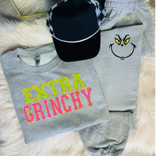 Extra Grinchy Jogger Set