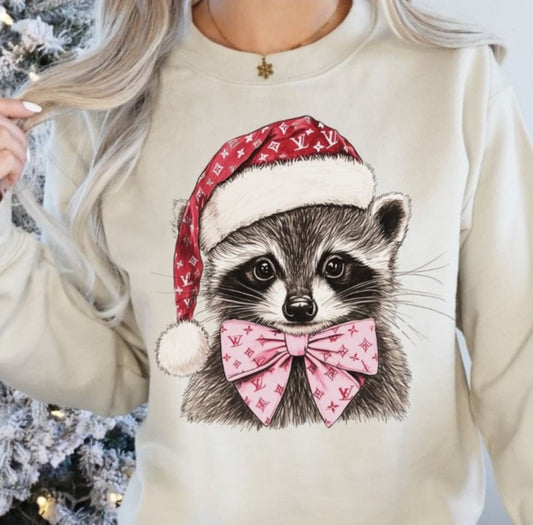 Boujee Raccoon Tee or Pullover