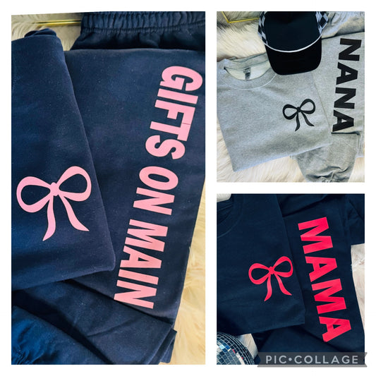 Custom Name or Wording Jogger Sets