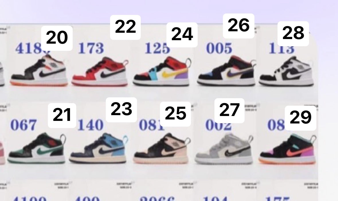 Kids Dunks 26-29