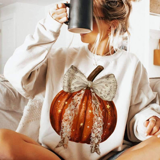 Starry Pumpkin Tee or Pullover