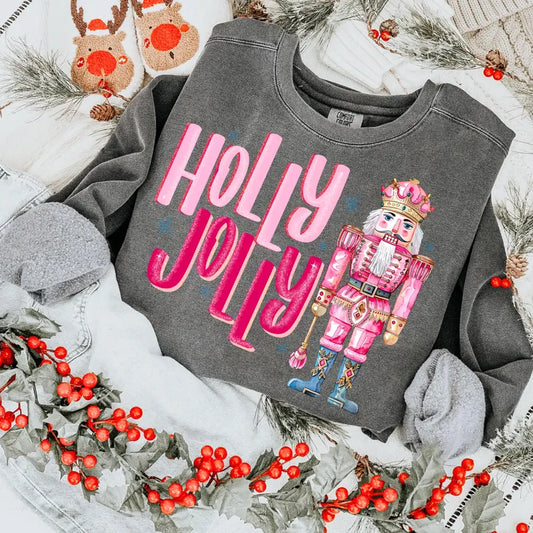 Holly Jolly Nutcracker Tee or Pullover