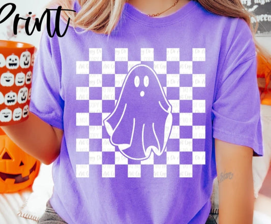 Ghostie Checkered tee