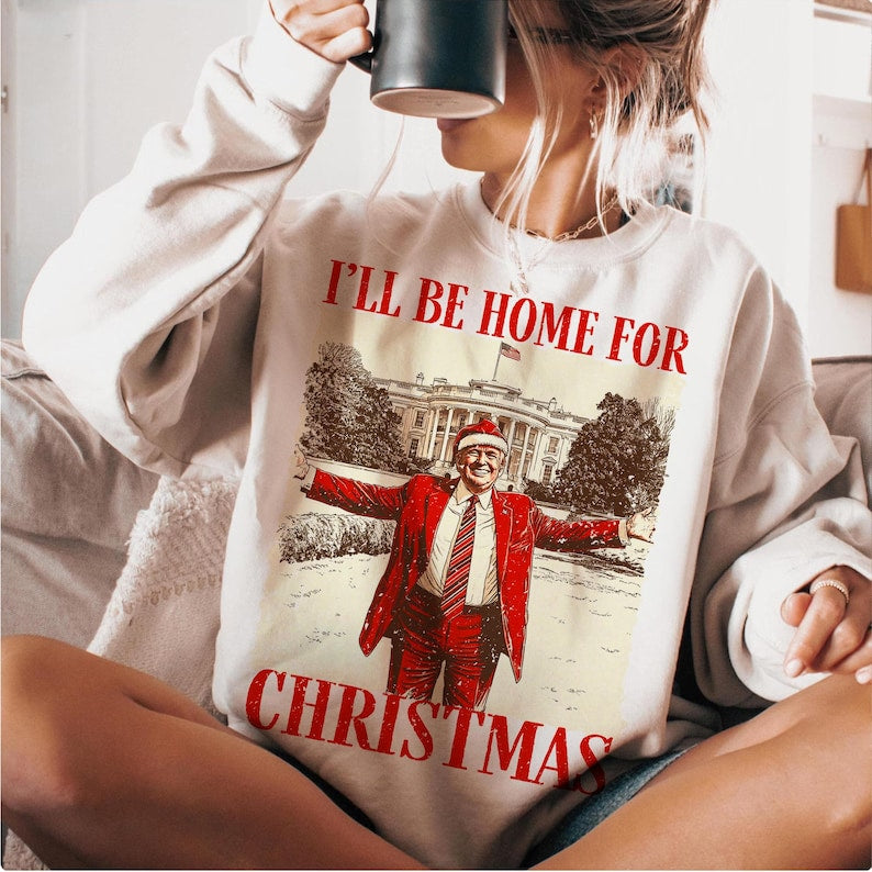 Traditional Daddys Home For the Holidays Tee or Pullover