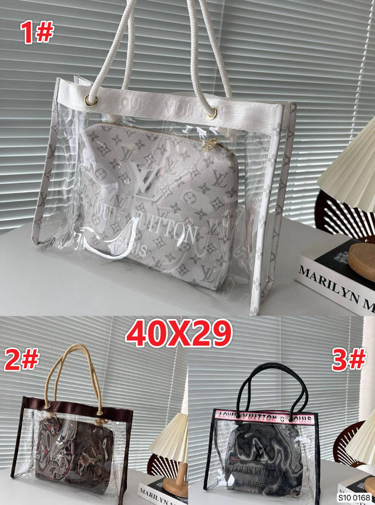 Boujee clear bag 2 pc set