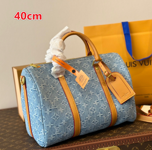 Denim keepall speedy- 30 CM ONLY AVAILABLE NOT 40CM