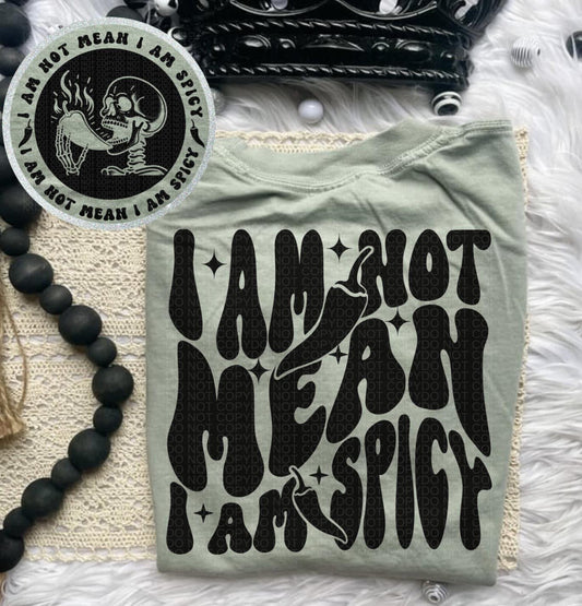 snarky - im not mean im spicy tee