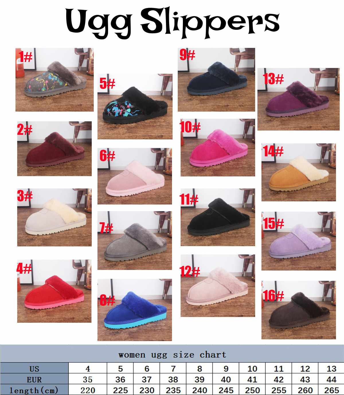 PRE ORDER SLIPPERS 1-8