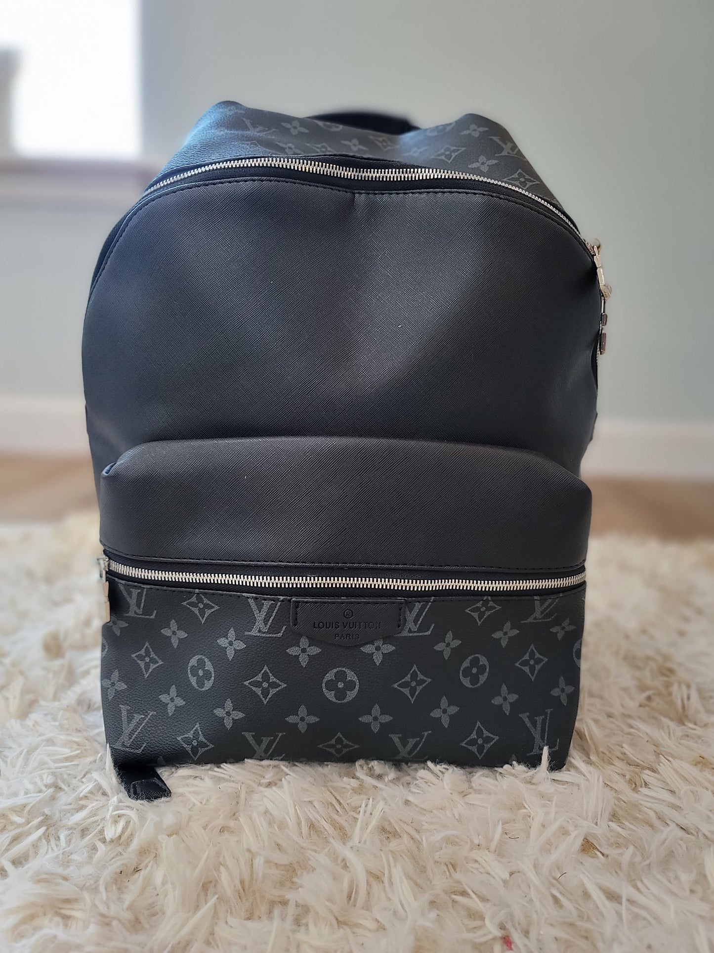 Pre-order Black Full Size All Leather Backpack Full Size Pre Order