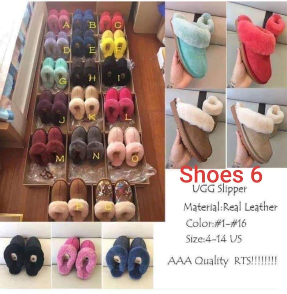 BUYING 2 OR MORE House Shoes Colors A - K