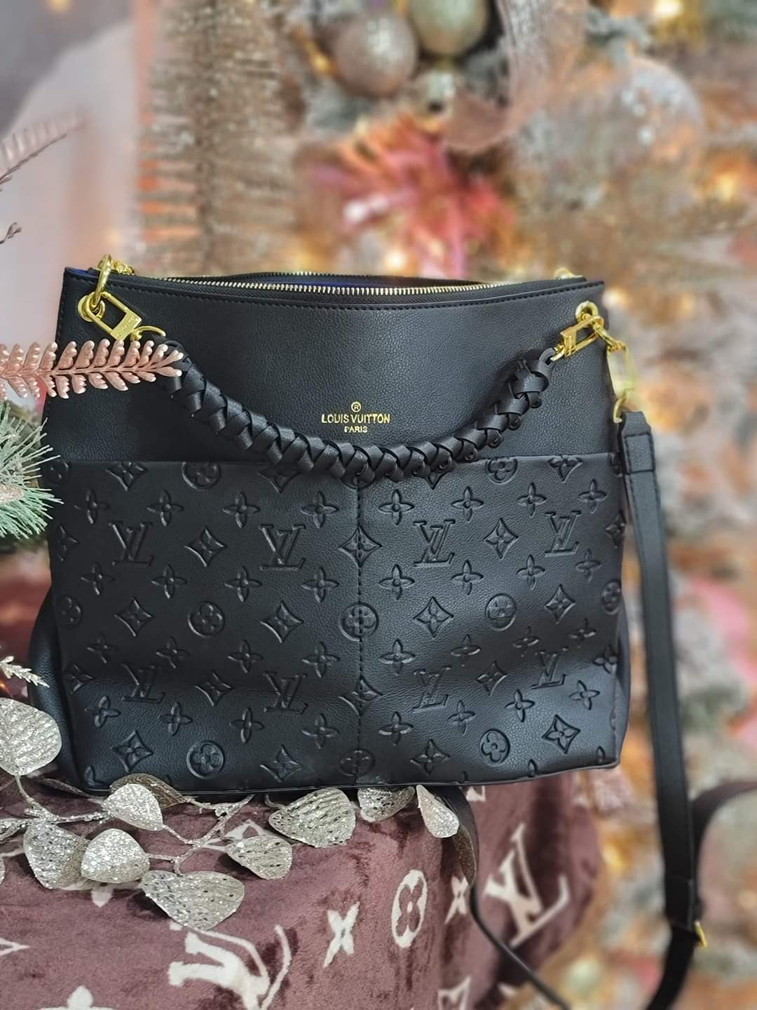 Pre-order 4 Pocket Crossbody Black and Turtle