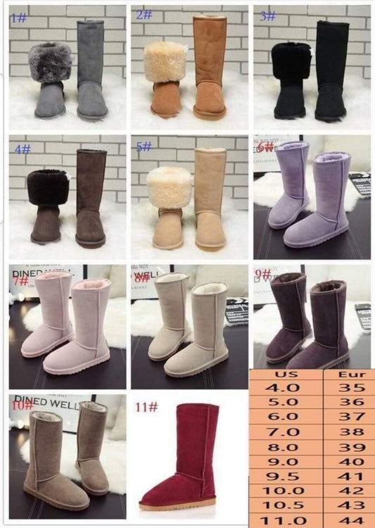 Shoe Eight Tall Adult Sno Boots NO bows