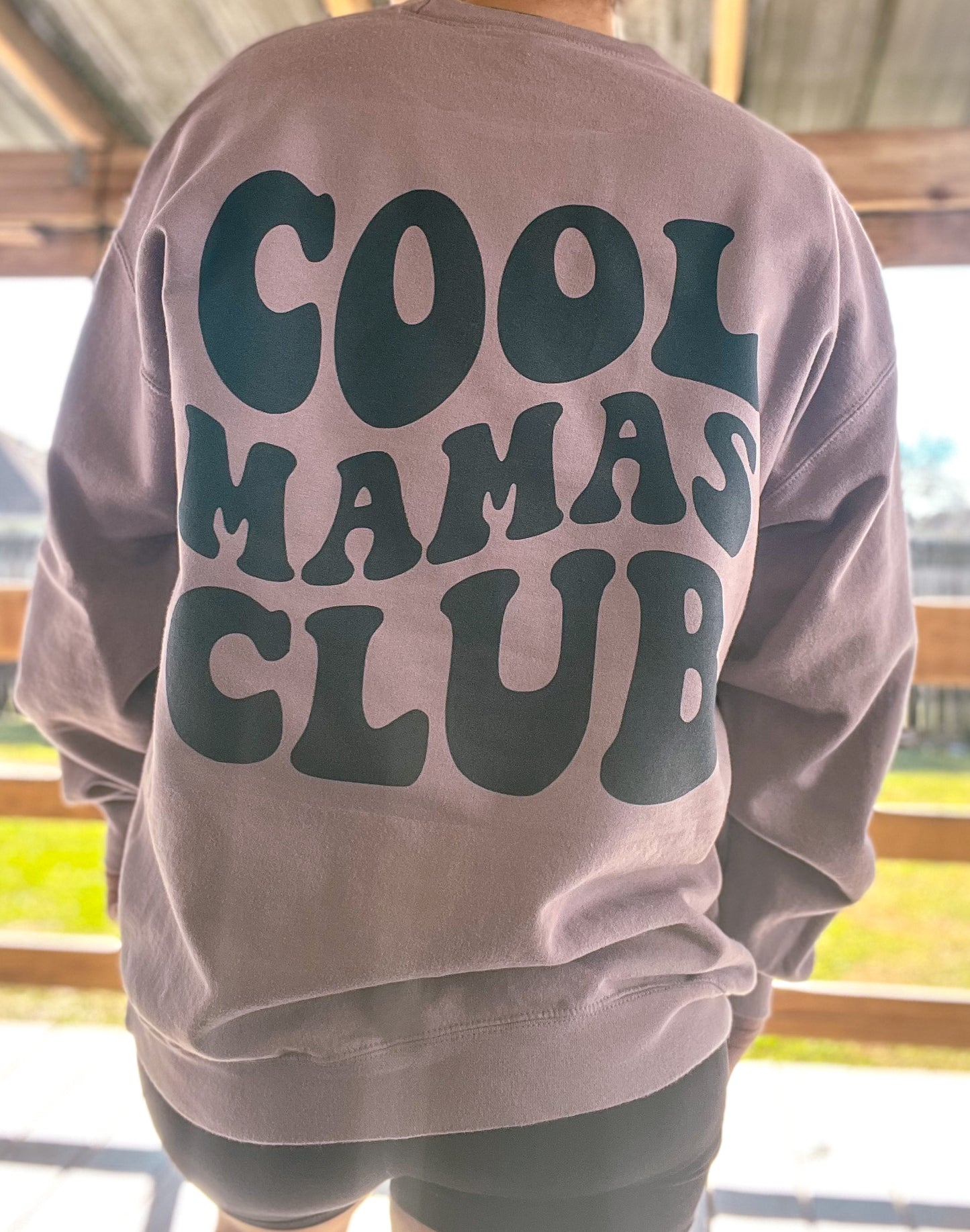 Cool Mamas Club Pocket Graphic Pullover